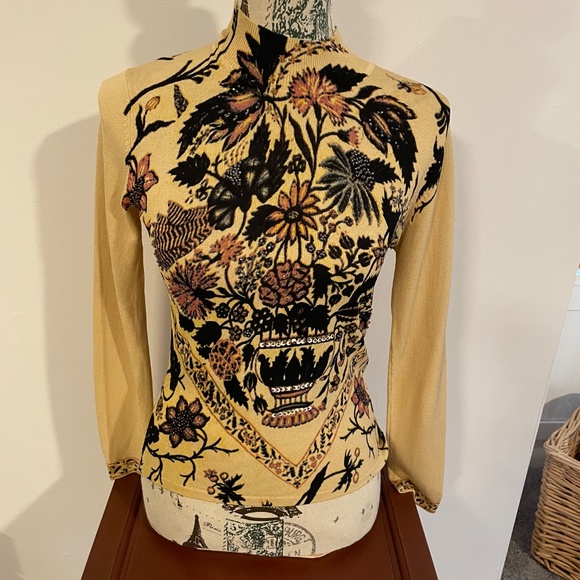 Vintage Alberto Makali Embellished Top - Picture 5 of 6